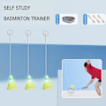 Miniatyrbild 2 av 11: Single Selfstudie Badminton Trainer Kit Telescopic Rod Rebound Pra 1sizeA short racket set