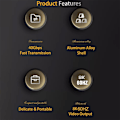 Miniatyrbild 8 av 11: 100W 40 Gbps USB-C till USB-C-adapter Typ C Snabbladdningskonverter Male to Female one-size