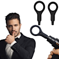 Miniatyrbild 3 av 11: FasciaGun Fun Modifierad Adapter Mjuk Silikon Herr Fascia-Gun Massageleksak B9I5 BlackB 37mm