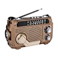 Miniatyrbild 9 av 11: Solcellsdriven Nödradio med Handvev och Vattentät Bluetooth-högtalare desert 1 set