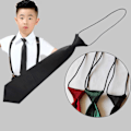Miniatyrbild 2 av 11: Liten slips, kort, barn, söt dekoration, casual uniform, accessoarer black One-size