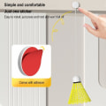 Miniatyrbild 3 av 11: Single Selfstudie Badminton Trainer Kit Telescopic Rod Rebound Pra 1sizeA short racket set