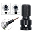 Miniatyrbild 10 av 11: 1/2 tums drivning till 1/4 tums hylsadapter Hex borrchuck byte Impa Lot T7