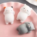 Miniatyrbild 8 av 11: Söt Mjukt Litet Djur Kläm Decompression Leksak Mjuk Barnboll Gummileksak Release R2b7 pink 1pcs