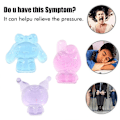 Miniatyrbild 4 av 11: Söt Sanrio Kuromi Squishy Toy TPR Decompression Stress Relief R blue one-size