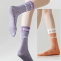 Miniatyrbild 10 av 11: Yogasockar Anti-Slip Snabbtorkande Dämpande Pilates Balett Bra✨ Sockar U0R3 Grey 1 pair