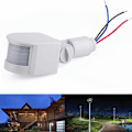 Miniatyrbild 9 av 11: PIR Rörelsesensor Brytare Säkerhet Infraröd installera Lätt I8T4 180 white 85 to 265V