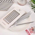 Miniatyrbild 10 av 11: Blandade 6x Tårta Ljus Set för Födelsedag Semester Tårtor 1/3/5/1 silver 6pcs