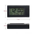 Miniatyrbild 2 av 11: 2-i-1 Digital LCD Elektronisk Klocka Termometer Bilklocka Noctilucent Dec ` green 1pcs
