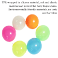 Miniatyrbild 10 av 11: 6,5 cm lysande rolig klibbig målboll anti-stress avlastningsboll random colorB 6cm