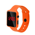 Miniatyrbild 8 av 11: Mode fyrkantig LED digital watch Unisex silikon armband handled Blue One size
