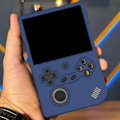Miniatyrbild 5 av 11: För ANBERNIC RG40XXV Spelkonsol Mjukt Silikonfodral Stöttåligt Skydd Q2B7 Blue 1set