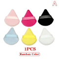 Miniatyrbild 11 av 11: Triangelformad Sammetspuderpuff Mjuk Torr & Våt Kosmetisk Puff Makeup Sp Triangular  1pcs