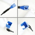 Miniatyrbild 8 av 11: Flexibelt tömningsverktyg Snap Funnel 2024 Blue 1pcs