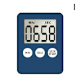 Miniatyrbild 1 av 11: fvituve Digital Kök Timer, Magnetisk Kök Timer, C Navy blue 1pcs