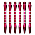 Miniatyrbild 10 av 11: 6 st Aluminiumlegering Dartpilar Harrows Dartstänger Blandad Färg red one-size