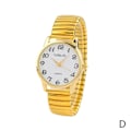 Miniatyrbild 9 av 11: Unisex armbandsklockor kvartsklocka expanderbar stretch damarmband gold Female
