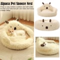 Miniatyrbild 3 av 11: Nytt Cat Nest Season Warm Dog Nest Soft Plush Thickened Pad Ta bort Sofa M