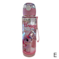 Miniatyrbild 1 av 11: 700ml Tecknad Plast Vattenflaska Söt Rymdflaska - Fri Hög Tem Transparent Pink 700ml