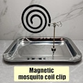 Miniatyrbild 7 av 11: Magnetisk Myggspiralhållare Askfat Bas Hem Rökelse Mosqui E 2pcs