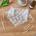 Miniatyrbild 1 av 11: Fashion Vår Blomma Spets Triangel Hårscarf Stil Huvudduk Söta Kvinnor Ins Huvudscarf B7e5 style5 One size