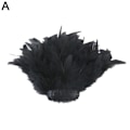 Miniatyrbild 1 av 11: Fjädermanschett Snäpp Armband Fjäder Wrap Manschett handledsskydd Armband black one-size