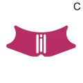 Miniatyrbild 1 av 11: Silikon Nose Shadow Mall, Nose Contour Tool, Eyebrow Shapin pink 1pcs
