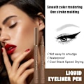 Miniatyrbild 5 av 11: Långvarig Vattentät Smal Flytande Eyeliner Penna Färg Penna Svart Eyeliner Brun T5n0 Brown 1pcs