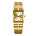 Miniatyrbild 7 av 11: Klassisk mode parklocka Square Watch For Couples Bus Gold Silver Men