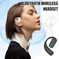 Miniatyrbild 2 av 11: Inga In-Ear Hörlurar, Hängande Öra Bluetooth Headset Enkelt Öra B Blackj 1 pcs