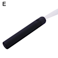 Miniatyrbild 1 av 11: Färgglad LED-ljusblixtpiska Fiberpiska Festtillbehör 360 grader All black handle one size