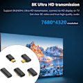 Miniatyrbild 3 av 11: 90 Grader Typ-C till Typ-C Adapter USB-C Snabbladdning Conve Middle bend one-size