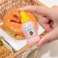 Miniatyrbild 11 av 11: 2/4x mini tomatketchup flaska bärbar sås salladsdressing Sq 4pcs 4pcs