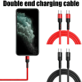 Miniatyrbild 4 av 11: USB C Till USB C Snabbladdare PD 100W Dual Type C Laddnings USB Cab red 1m