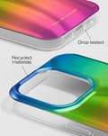 Miniatyrbillede 3 af 6: Mirror Case iPhone 14 Pro Max Rainbow MultiColor