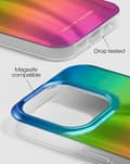 Miniatyrbillede 3 af 6: Mirror Case MagSafe iPhone 15 Pro Rainbow Multicolor