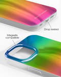 Miniatyrbild 3 av 6: Mirror Case MagSafe iPhone 13 / 14 Rainbow MultiColor
