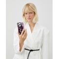 Miniatyrbillede 3 af 5: Printed Case iPhone 15 Pro Max Deep Purple Bloom