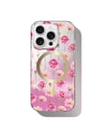 Mirror Case MagSafe iPhone 16 Pro Rose Blush Floral