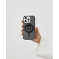 Pikkukuva 6 / 10: Clear Case MagSafe iPhone 15 Plus Tinted Black