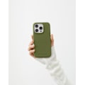 Pikkukuva 7 / 7: Silicone Case MagSafe iPhone 13 / 14 Khaki Green