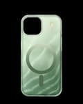 Clear Case MagSafe iPhone 13 / 14 / 15 / 16e / 17e Sage Green