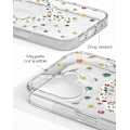 Pikkukuva 3 / 6: Clear Case MagSafe iPhone 16 Petite Floral