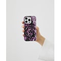 Miniatyrbillede 2 af 5: Printed Case iPhone 15 Pro Max Deep Purple Bloom