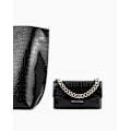 Pikkukuva 3 / 11: Tulip Chain Tote Neo Noir Croco