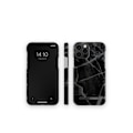 Miniatyrbild 2 av 11: Printed Case iPhone 12 / 12 Pro Black Thunder Marble Black