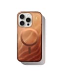 Clear Case MagSafe iPhone 15 Pro Mocha Mousse Brun