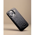 Pikkukuva 2 / 4: Vegan Leather Case iPhone 11 / XR Black Croco