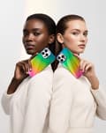 Miniatyrbild 4 av 6: Mirror Case iPhone 13 / 14 / 15 / 16e / 17e Rainbow MultiColor