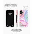 Pikkukuva 5 / 5: Printed Case iPhone 16 Plus Pastel Marble